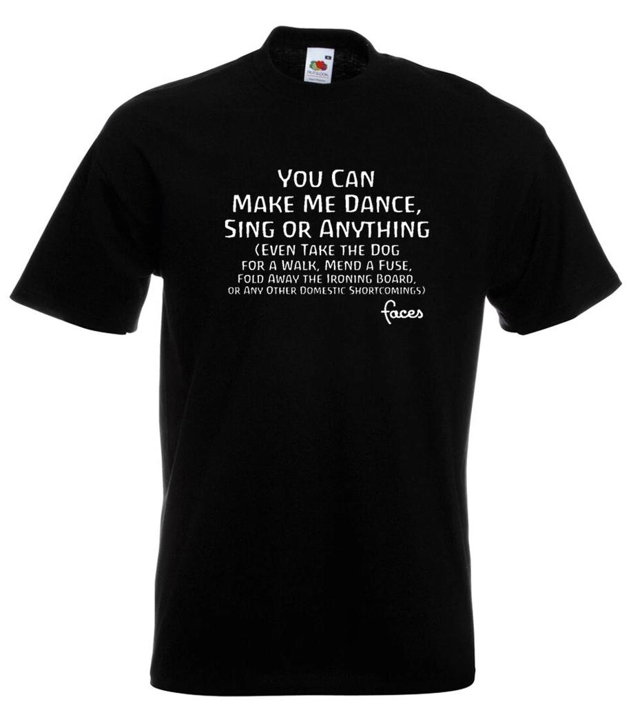 T-shirt Rod Stewart Faces You Can Make Me Dance Sing Or Anything Ronnie Wood