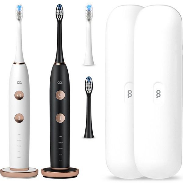 

Oaslin 2 комплекта электрической зубной щетки Soft Wave, VO-OC001 (Белый черный)