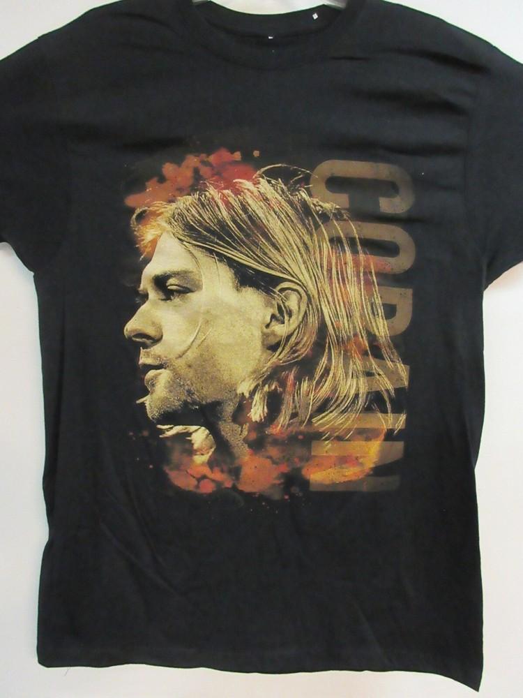 KURT COBAIN OFFICIAL MERCH SIDE VIEW 2023 BAND CONCERT MUSIC  LARGE Unisex T-Shirt L