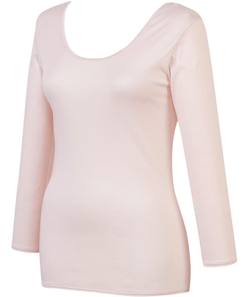 Warm Pilling Luxurious Long EL4882 Wing/Wacoal Women's Innerwear, 100% Cotton, Resistant, Shape-Retaining, Cotton, 3/4 Sleeve, Sleeve, Autumn/Winter,