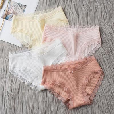 Mutandine da donna Slip semplici ultraleggeri e traspiranti Slip da donna in puro colore Slip per abbigliamento interno
