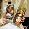 Girl Dog Puppy Matte TPU Mobile Phone Case for Huawei P60 P50 P40 P30 P20 P10 P9 P8 Pro Lite Plus Colorful Printing Cover