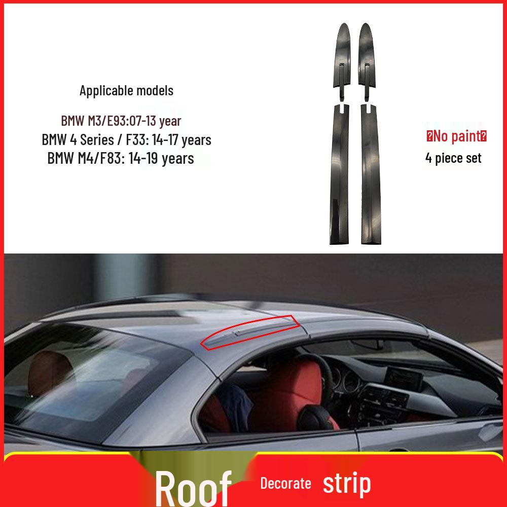 Moldura de Techo y Cubierta de Bisagra Compatibles para BMW M3/M4 y Serie 4 Convertible/Coupé (E93/F33/F83)