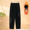 YUZHAOLIN Elderly Women's Fleece Lined Straight Casual Pants