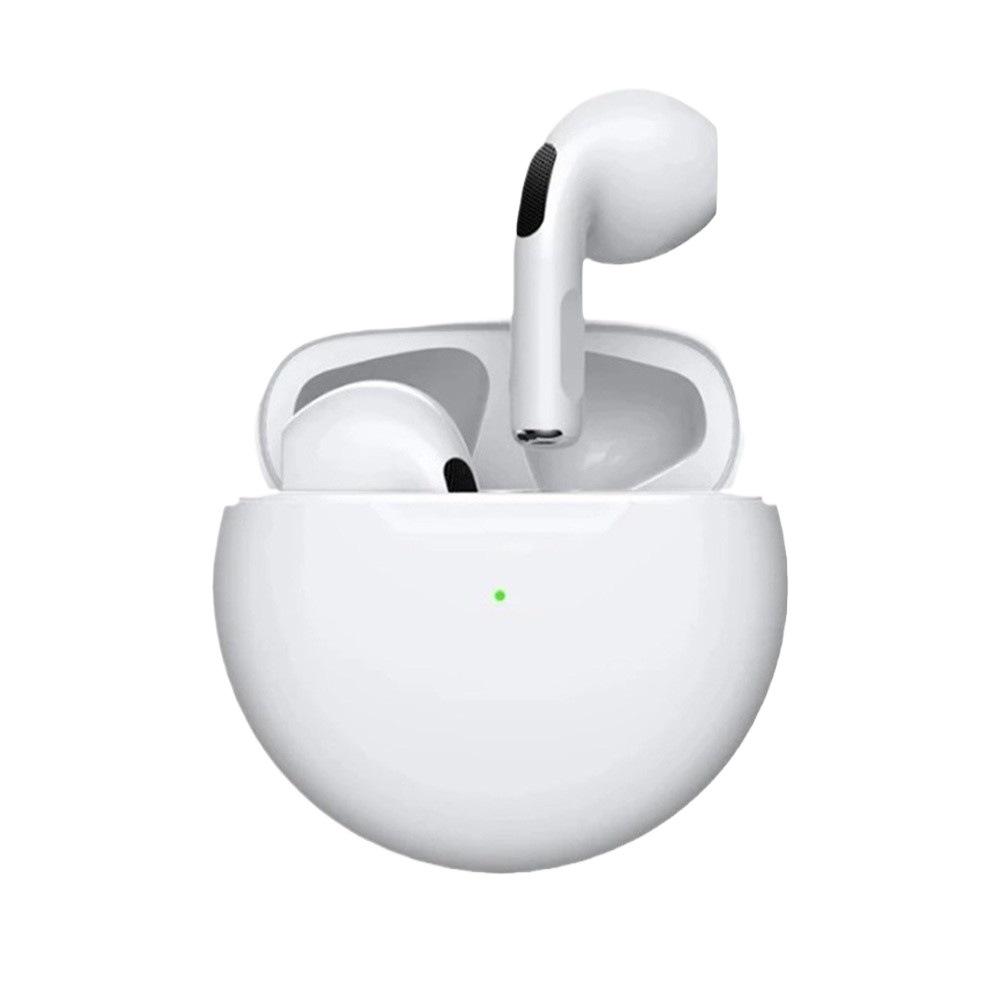 Fone de ouvido esportivo sem fio Bluetooth Pro6 J6 - Controle de toque TWS, binaural, perfeito para presentear.