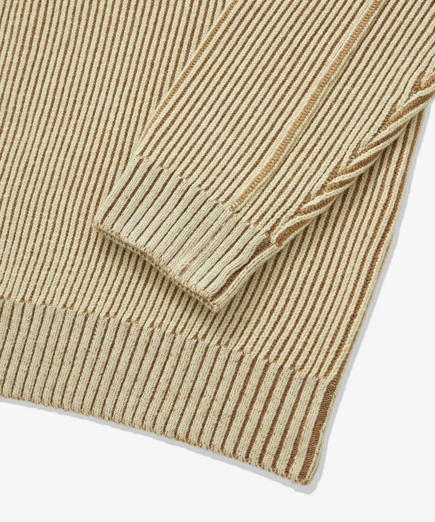 COVERNAT Half-Zip Knit Ivory