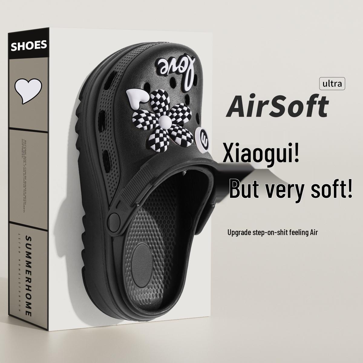 

Женские летние 2025 медицинские сабо - EVA толстая подошва больничные тапочки 40-41