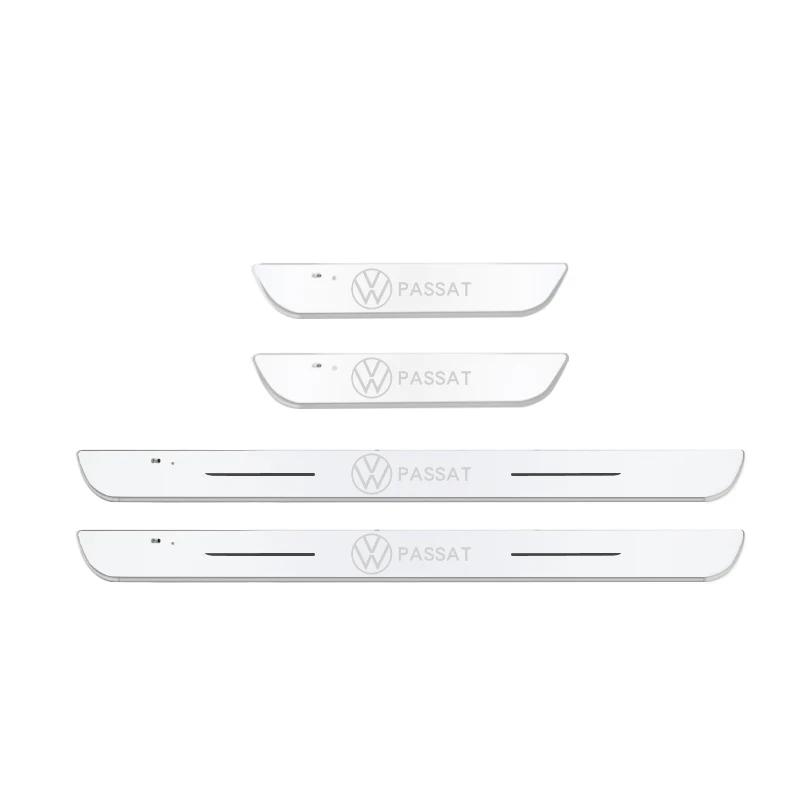 VW GTI GOLF 2026 Hot For VW VOLKSWAGEN Car Scuff Plate LED Welcome Pedal Door Sill Light for VW Volkswagen Passat Tiguan Golf Bo