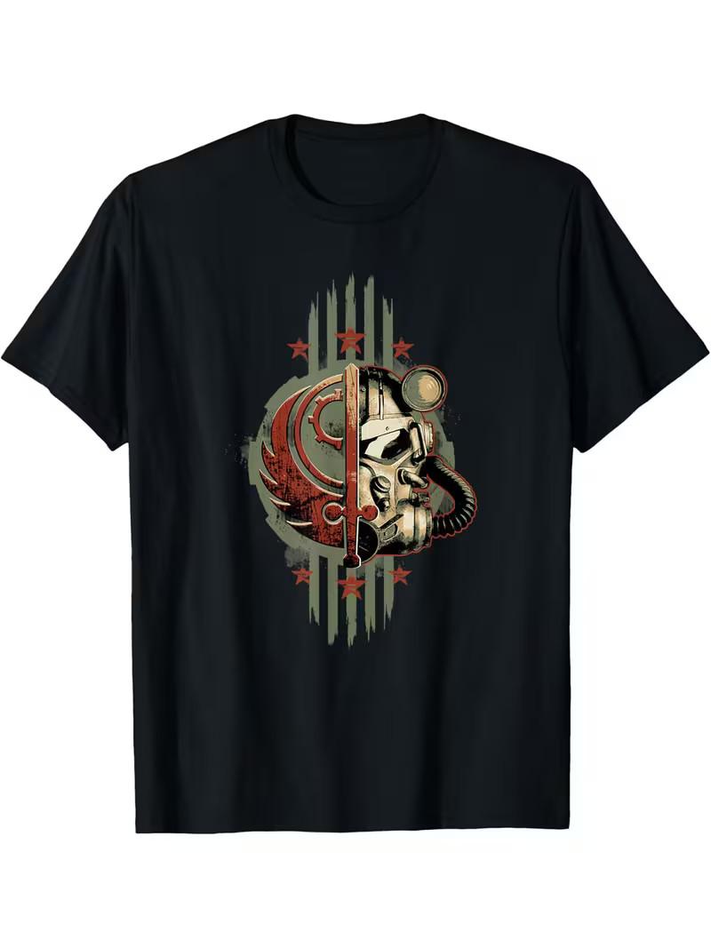 Brotherhood of Steel Inspired T-Shirt, Extra Large to 5X Large S разноцветный