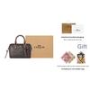 Coach Rowan 18 Classic Logo Tassel Detail Faux Leather Handbag Small Women handbags Walnut Maple-Brown CCF30-IMYF3