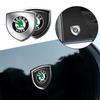 1/2Pcs Car Styling 3D Metal Side Body Decoration Trunk Stickers For Octavia A5 3 2 VRS Vision Kodiaq Favorit Rapid Fabia