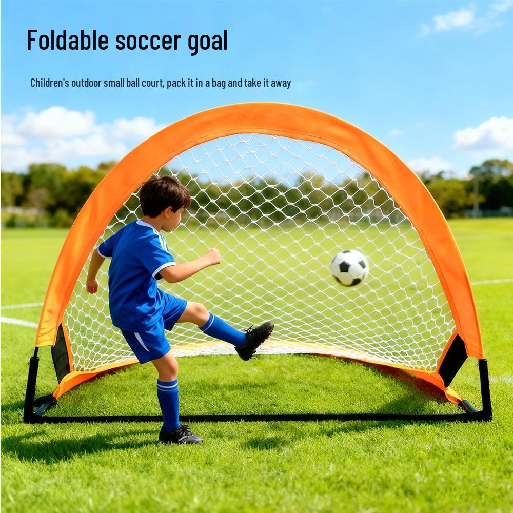 Children's Portable Outdoor Foldable Football Goal Net and Training Equipment