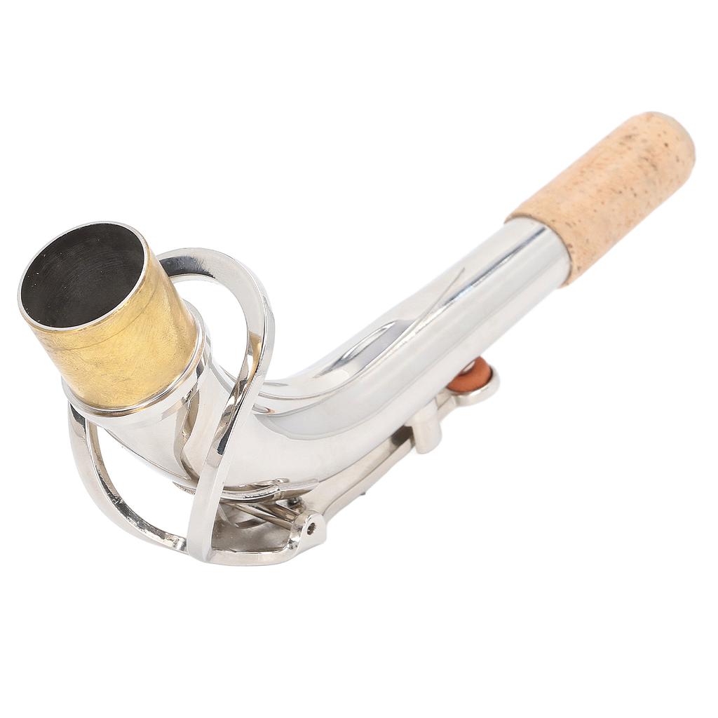 Alto Saxophone Neck Bend 24.5mm Sax Part Instrument Accessory for Replacement Silver