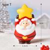 Model Miniature Dairy Sheep Little Statue Christmas Tree Figurines Micro Landscape Santa Claus