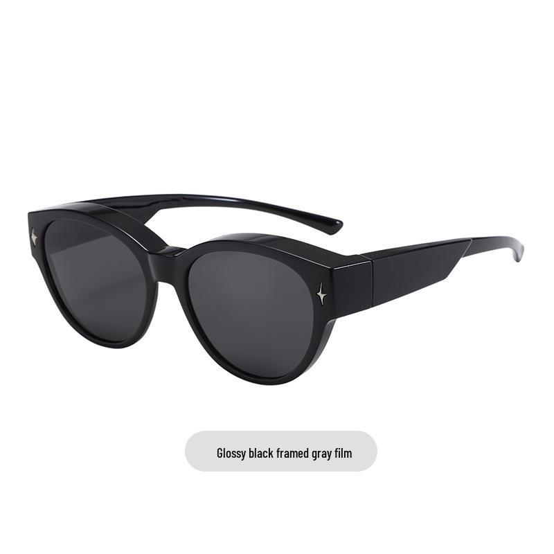 Women s Polarized Clip-On Sunglasses for Myopia - Lightweight, Anti-UV Driving Glasses Single Glasses