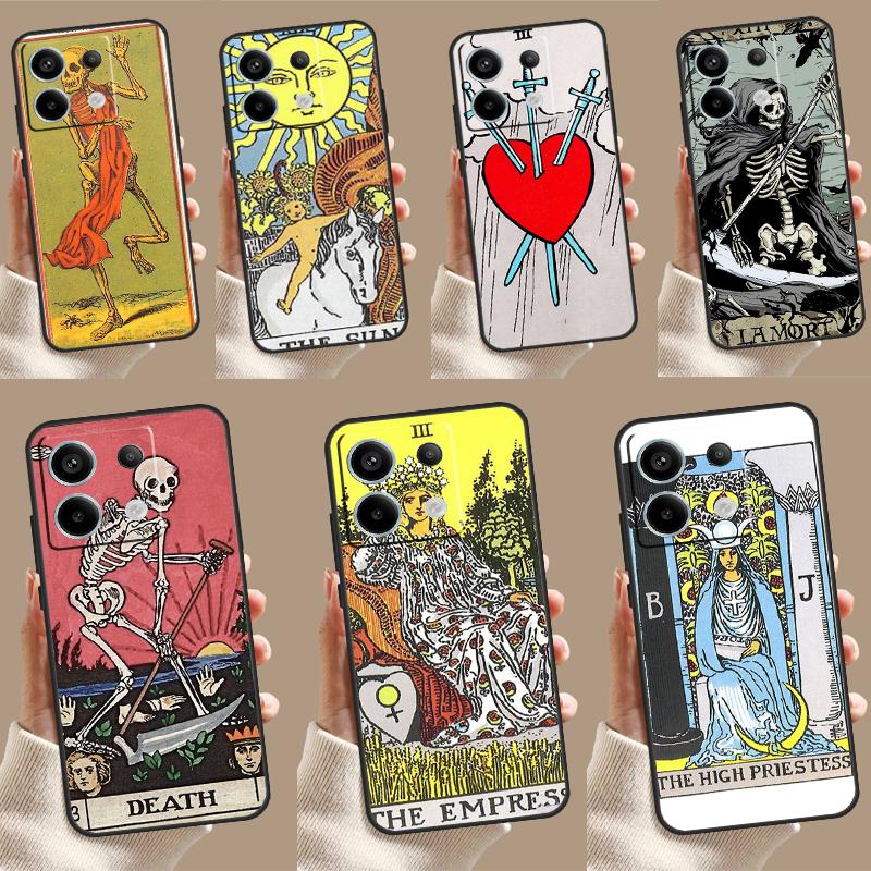 Moon Tarot Mystery Totem Case For Xiaomi Redmi Note 9 10 11 12 13 Pro Plus 9S 10S 11S 12S Redmi 12 10C 9C 13C Coque