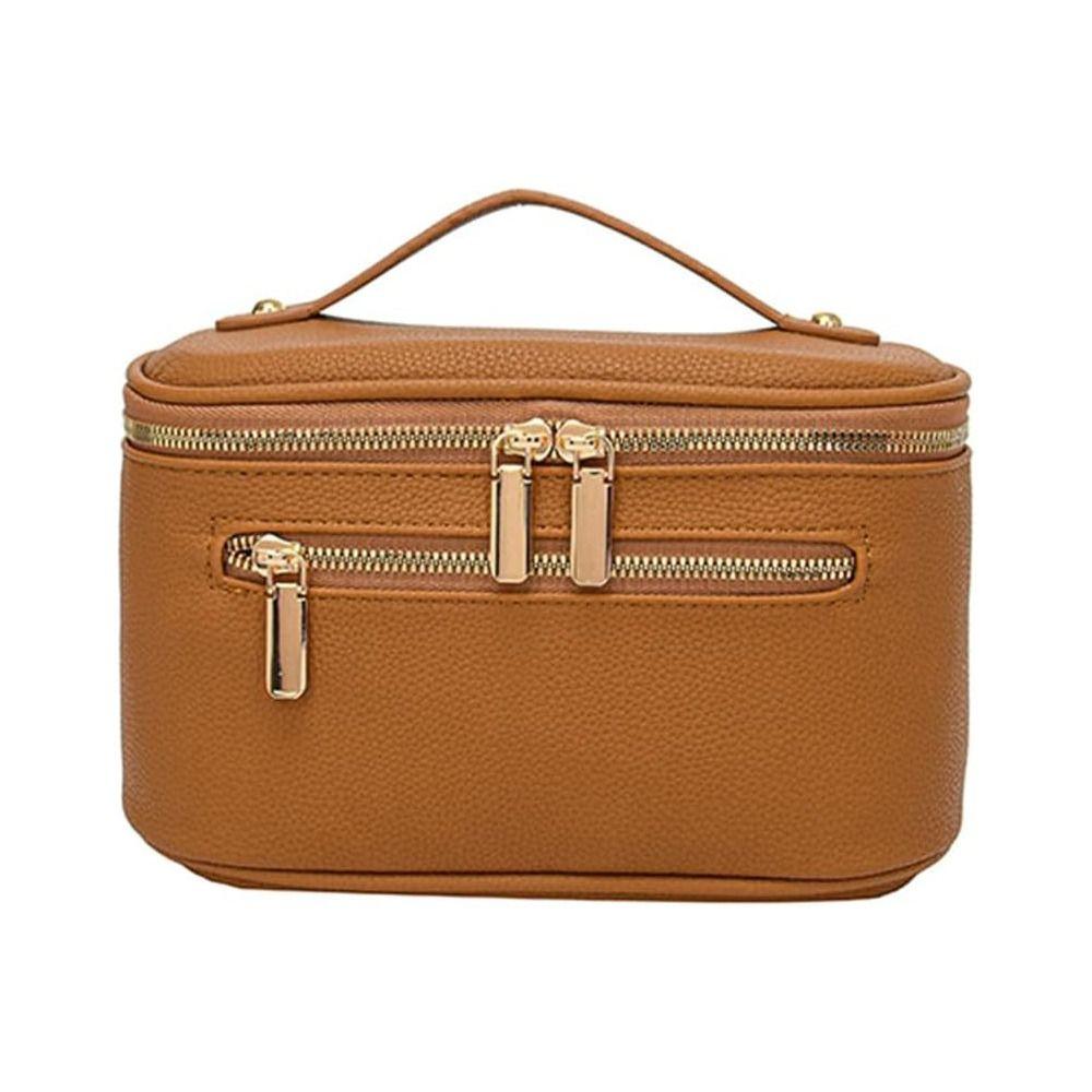 

with Handle Cosmetic Bag Portable Travel Toiletry Bag Hot Vanity Case for Makeup чорний