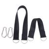 2Pcs Outdoor Durable Hanging Belt Hammock Swing Hanging Belt And Steel Alloy Hooks Camping Hiking Tools Hammock Accessories