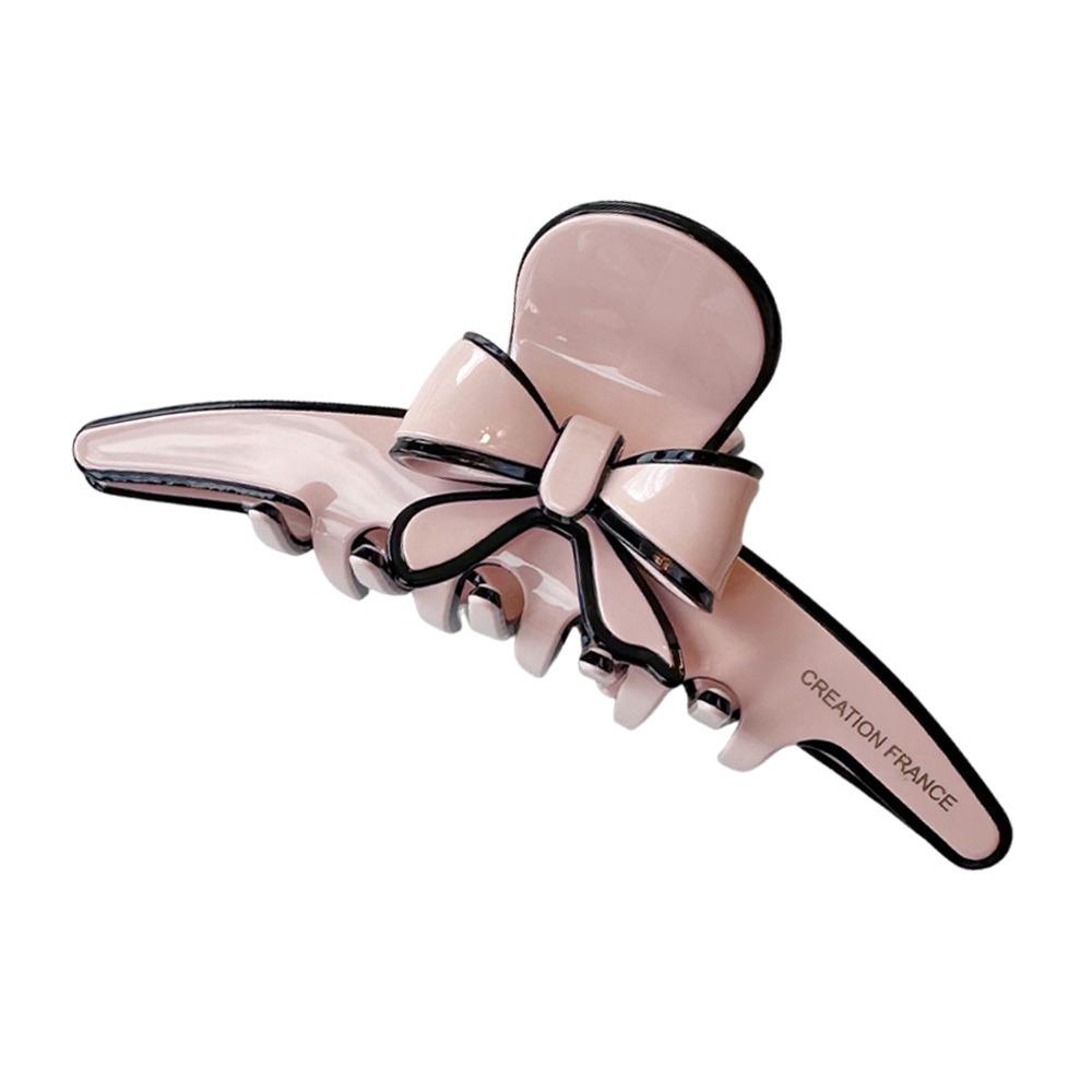Large Size Acetate Hair Clip High-end Design Double-sided Bow Clip Hairpin  Girls Hair Ornament