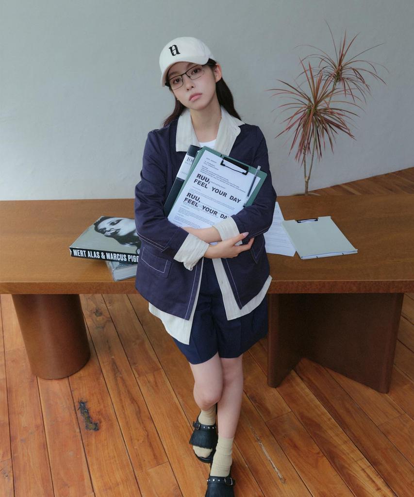 Luseoul Signature Basic Ball Cap Ivory