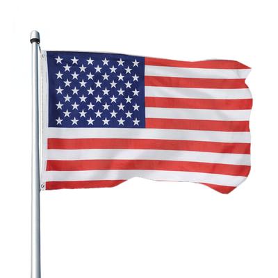 Drapeau Imprimé Étoiles Rayures 90x150cm Polyester Drapeau des États-Unis Drapeau Patriotique US pour les Fêtes Nationales