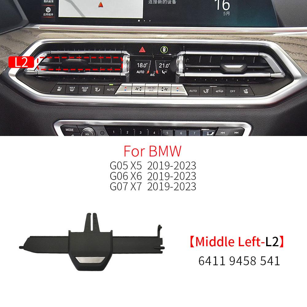For BMW G05 G06 G07 Car Front Air Vent Grille Clip Trim Parts A/C Outlet Repair Kits For BMW X5 X6 X7 -
