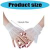 Elegant Trim Point Gloves For Unguis Art Photography Ventilated Polyamide Flexible Accessories For Weddings Parties