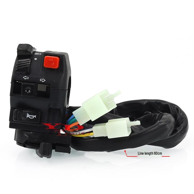 Five-Function Left Hand Choke Switch for 110-250cc ATV Motorcycle Four-Wheeled Off-Road and Beach Vehicles