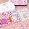 DIY Cream Glue Material Package Gift Box Handmade Creative Hairpin Mirror Guka Girl Educational Toy Small Accessories