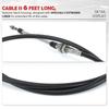 Steering Column Cable Shifter Kit ACA-1804 for TH200 2004R 4L60E Aftermarket Column Adjustable Shifter