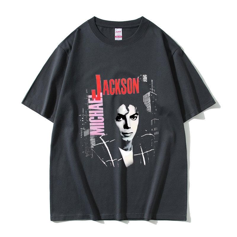 King of Pop Michael Jackson Graphic Tshirt Unisex Casual High Quality Soft Cotton T Shirts Unisex Gothic Rock Oversized Streetwear