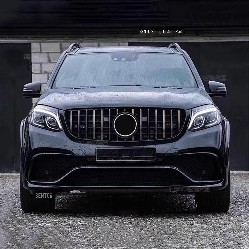 2015-2019 Mercedes-Benz GLE W166 GT Style Front Bumper Grille with Full Star Design