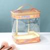 Mode PVC Kosmetiktasche Transparent Wasserdicht Kulturbeutel Aufbewahrungsbeutel Make-up Tasche Damen