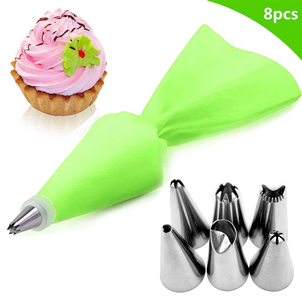 3pcs Rose Petal Nozzles Stainless Steel Pastry Nozzle Fondant Cake Decorating Nozzle Confectionery Icing Piping Tips Baking Tool