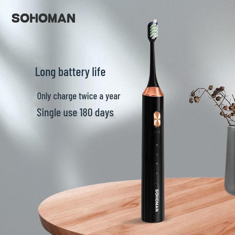 SOHOMAN Y1 Ultrasonic Electric Toothbrush CN plug (adapter included)