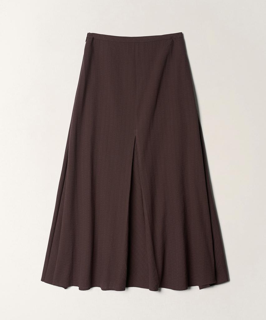 TTUDEMENT Cotton Maxi Skirt_Brown