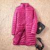 Down autumn and winter new light and thin down jackets medium and long jackets warm down jackets medium and high-end