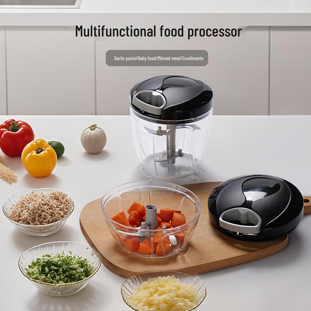 Hachoir et hachoir à ail manuel multifonctionnel pour la cuisine et les aliments pour bébé