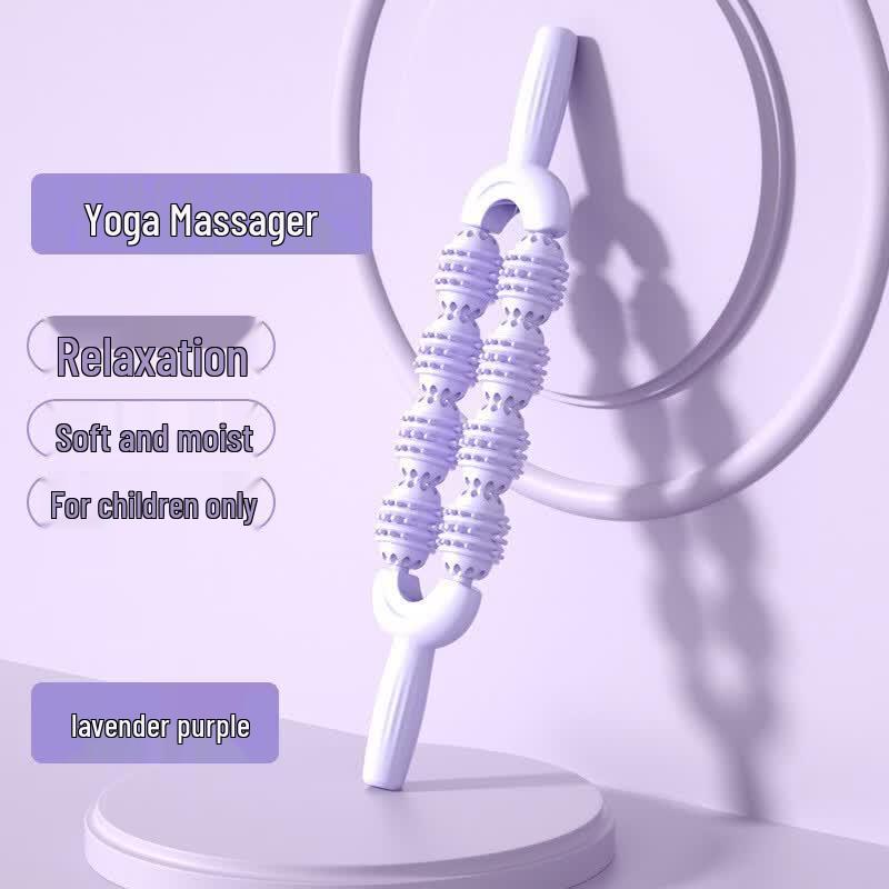 LISM 8-Wheel Muscle Massage Roller Stick