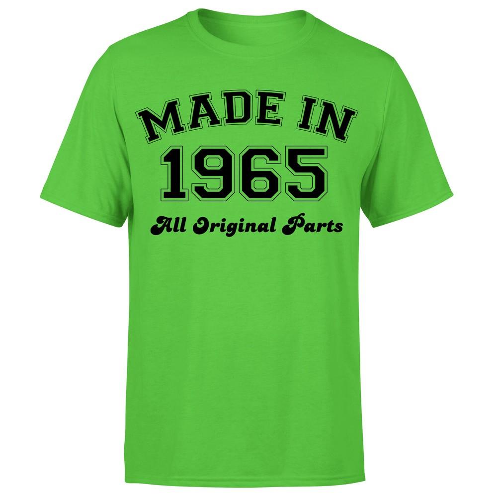 Made in 1965 All Original Parts TShirt 61st Birthday Mens Gift Ideas Unisex T-Shirt XXXXL