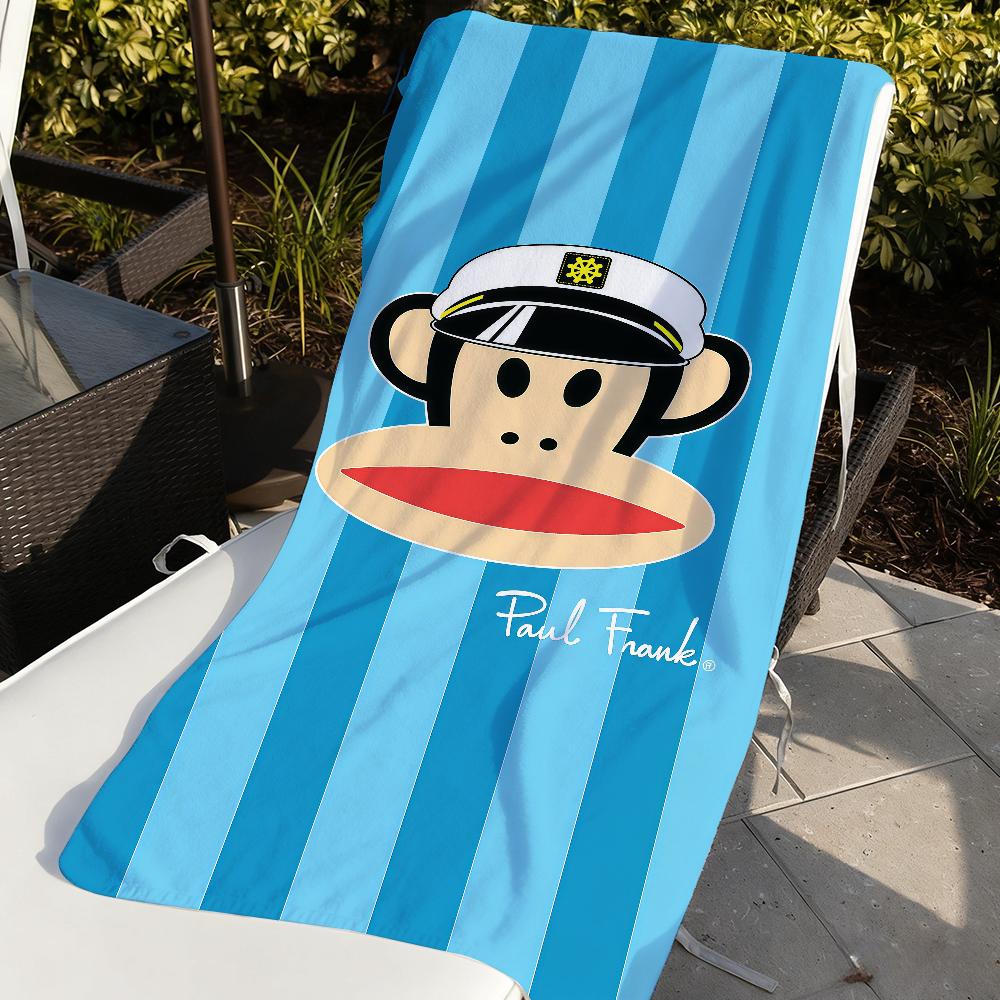 Retro Music Monkey P-Paul F-Frank Industries Quick Drying Beach Towels Are Suitable For Swimming Pools Camping Yoga And The Gym