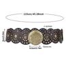 Y2K Disc Belt Western Style Wide Disc Belt Y2K Hollow Disc Belt Hollow Belt  for Women