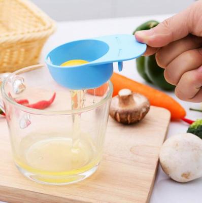 Egg Separator Yolk Filter Kitchen Baking Separator Tool Silicone with Long Handle for Baking Cooking Kitchen Gadgets Accessories