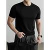 Hengyuanxiang Men's Round Neck Short Sleeve Base Layer T-Shirt