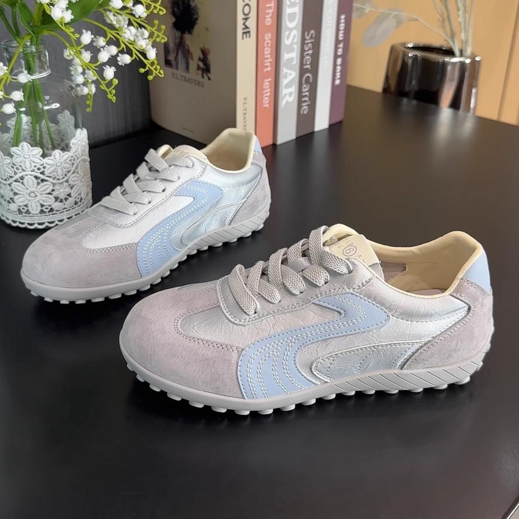 Retro Dexun Shoes Women's 2025 New Fashion Versatile Flat Bottom Soft Bottom Non-slip Sports Casual Shoes Board Shoes Women's Shoes