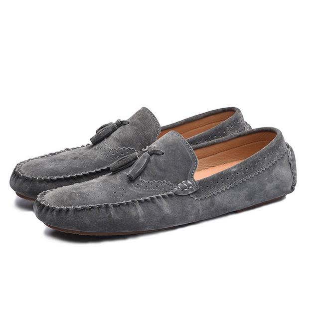 Men Moccasins Leather Lined Slip-on Suede Loafers Driving Shoes Tassel Flat Shoe Men Moccasins Leather Lined Slip-on Suede Loafers Driving Shoes Tassel Flat Shoe