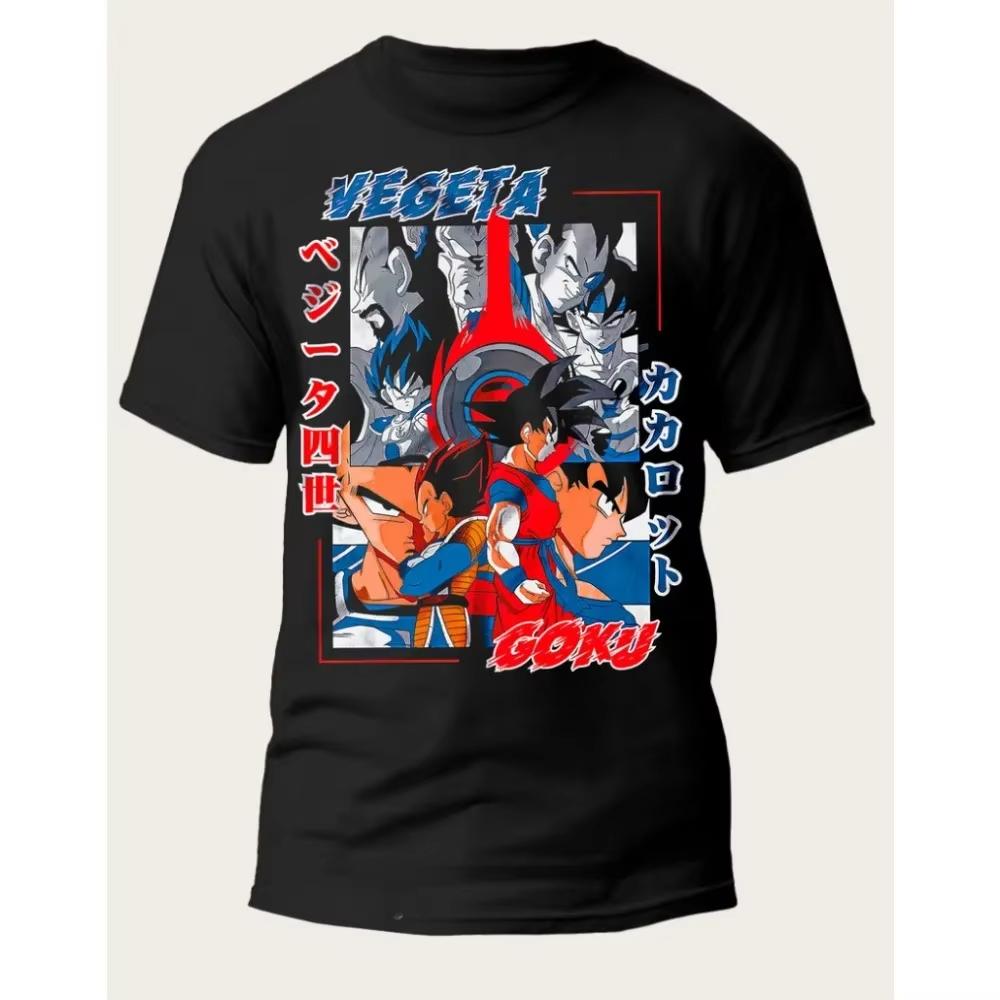 

2026 new Dragon Ball Ultra Saiyan GenderNeutral Pure Cotton TShirt Design Anime Print LooseFitting Casual Shirt 4XL