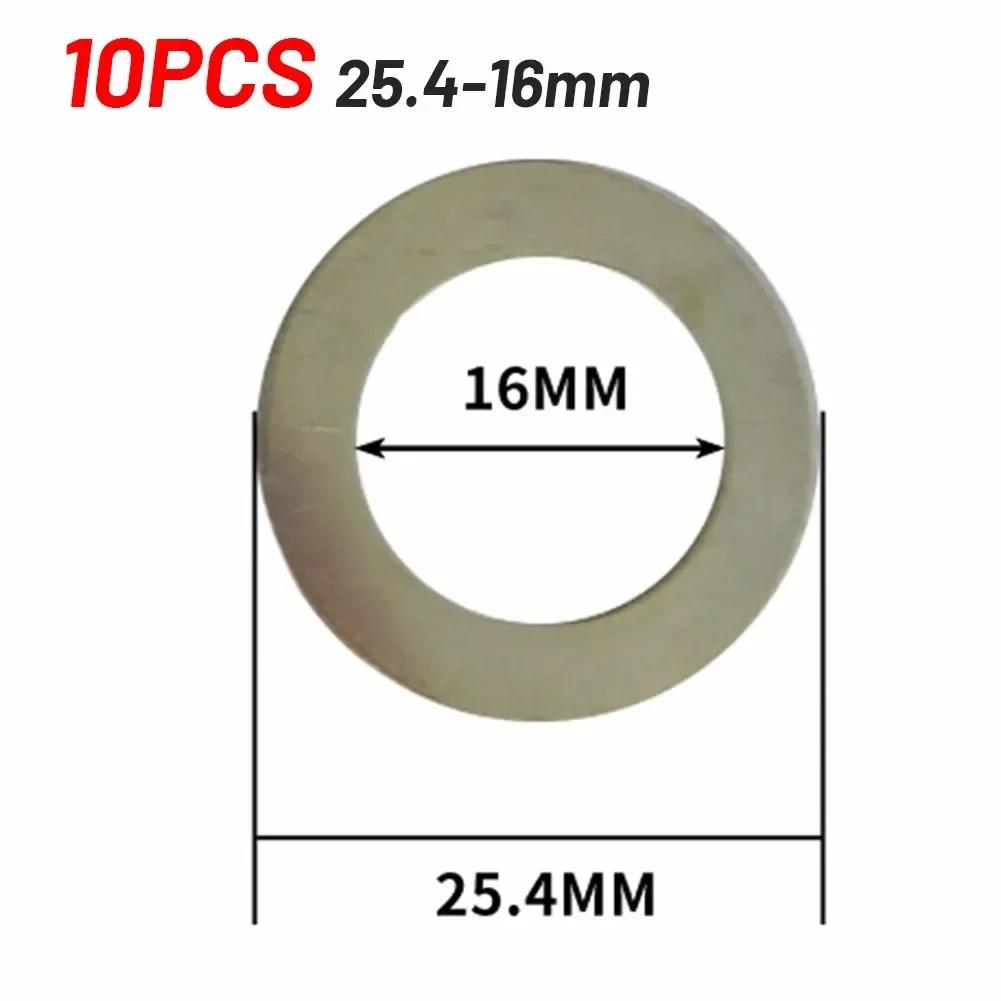 10pc Circular Saw Blade Reducing Rings Conversion Ring Cutting Disc Inner Hole Adapter 16/20/25.4/30mm Woodworking Tools Washer