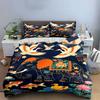 Elephants, cranes, koi fish. Bedding sets Duvet cover sets Duvet covers Pillowcases(1* Duvet Cover 2* Pillowcases without duvet insert)