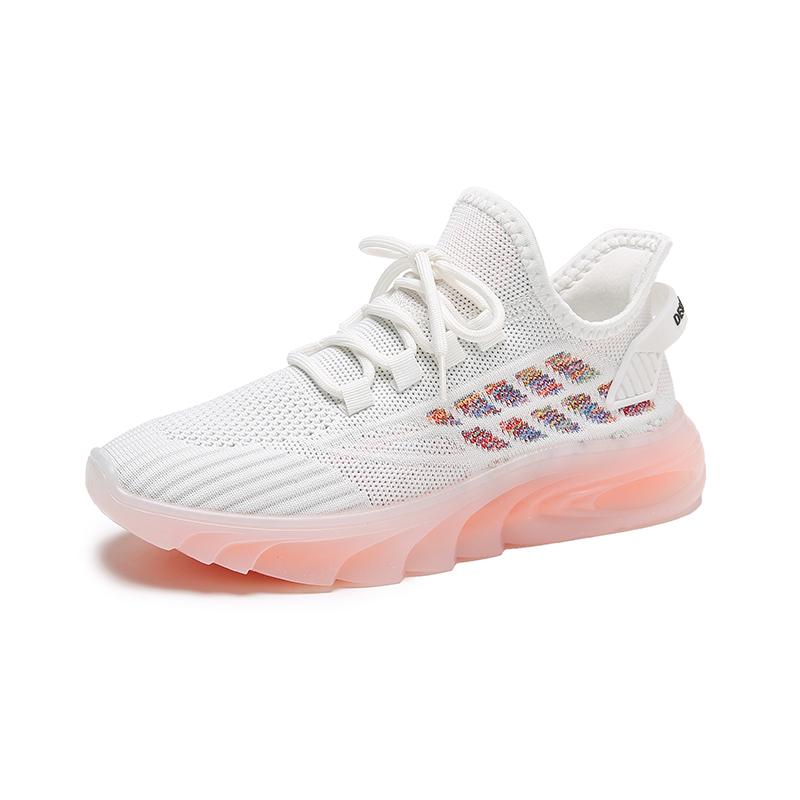 

мода Модные Летающие Тканые Женские Дышащие и Удобные Кроссовки Для Спорта и Отдыха Роскошные Женские Модные Изысканные Повседневные 40 белый